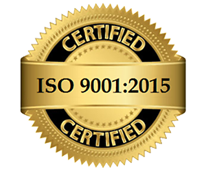 ISO 9001 2015 certified